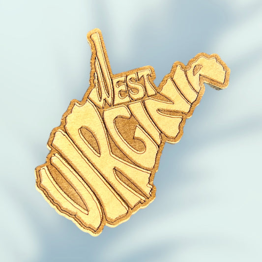 WV State Outline Magnet