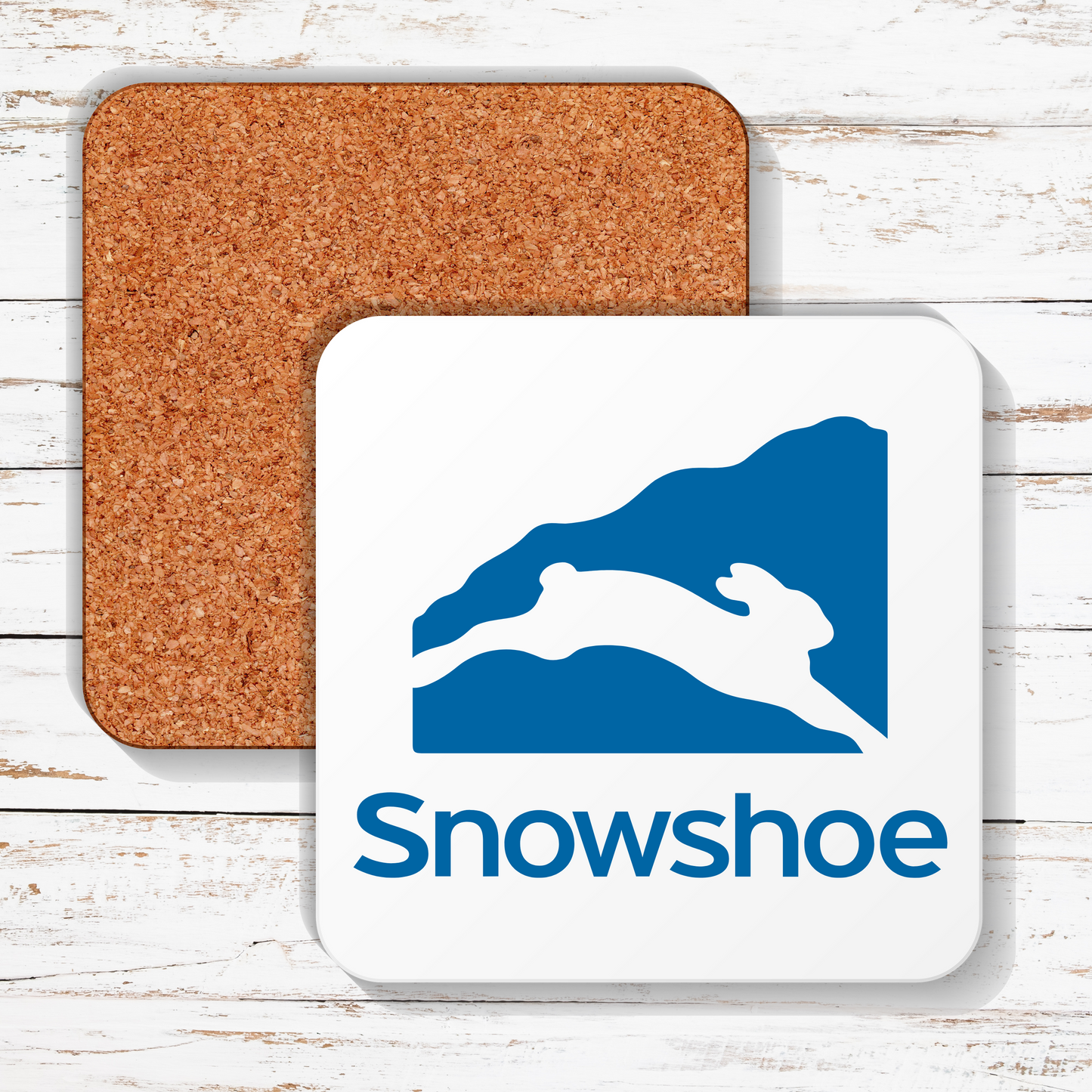 Premium Square Coaster with Cork Backing