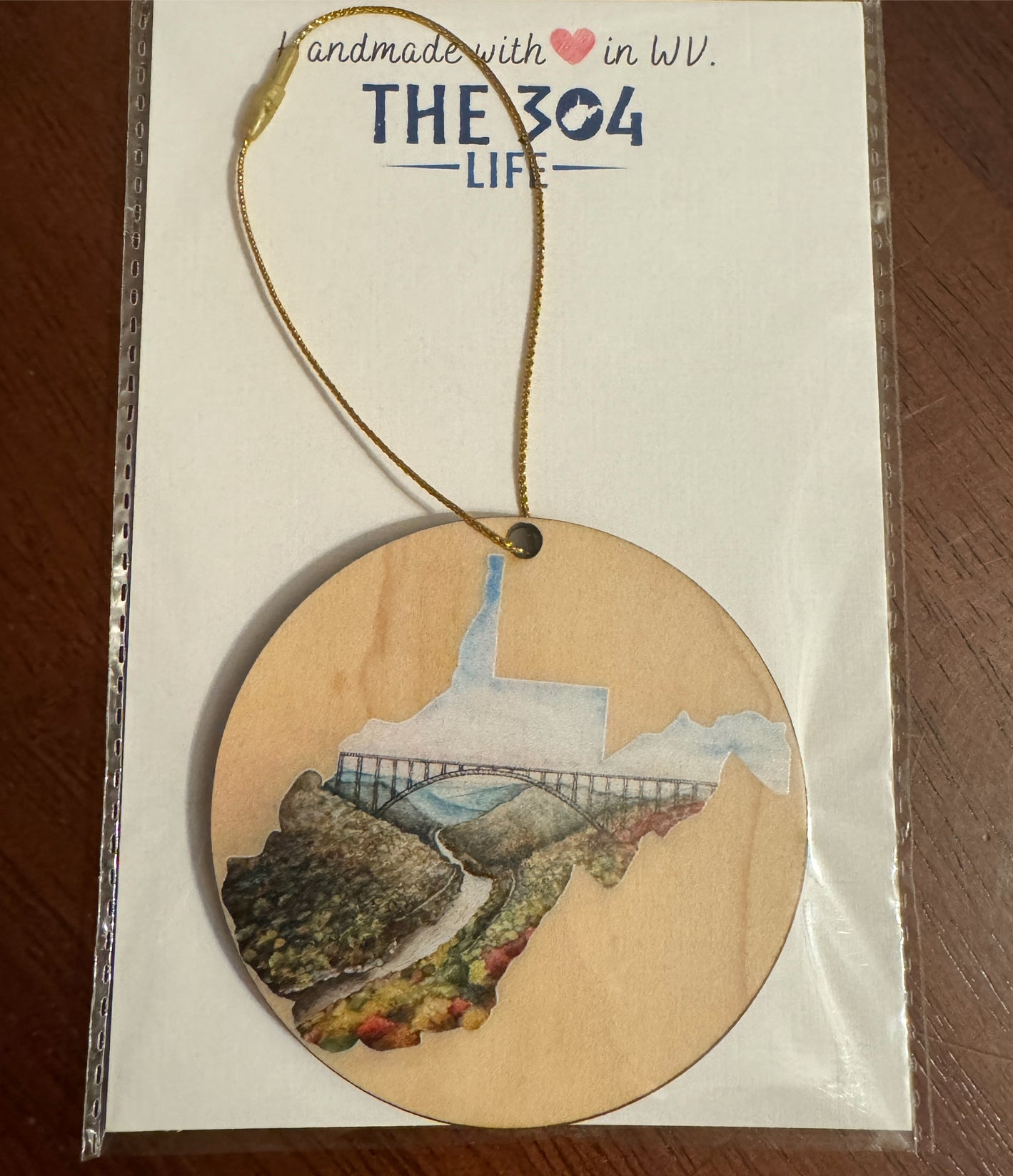 3” WV Ornament