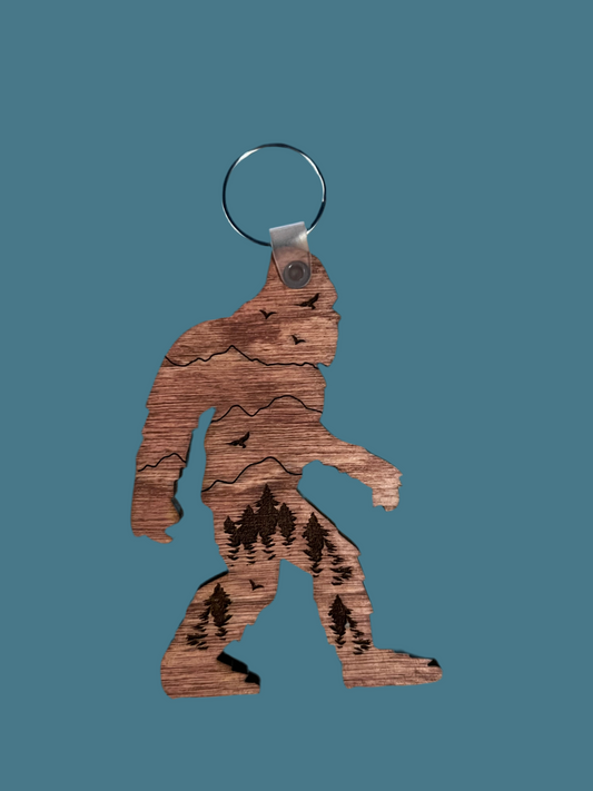 Bigfoot Keychain