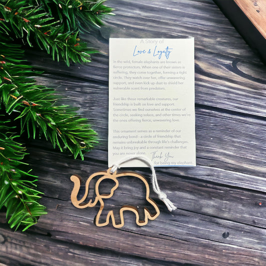 Love & Loyalty “Elephant” Ornament