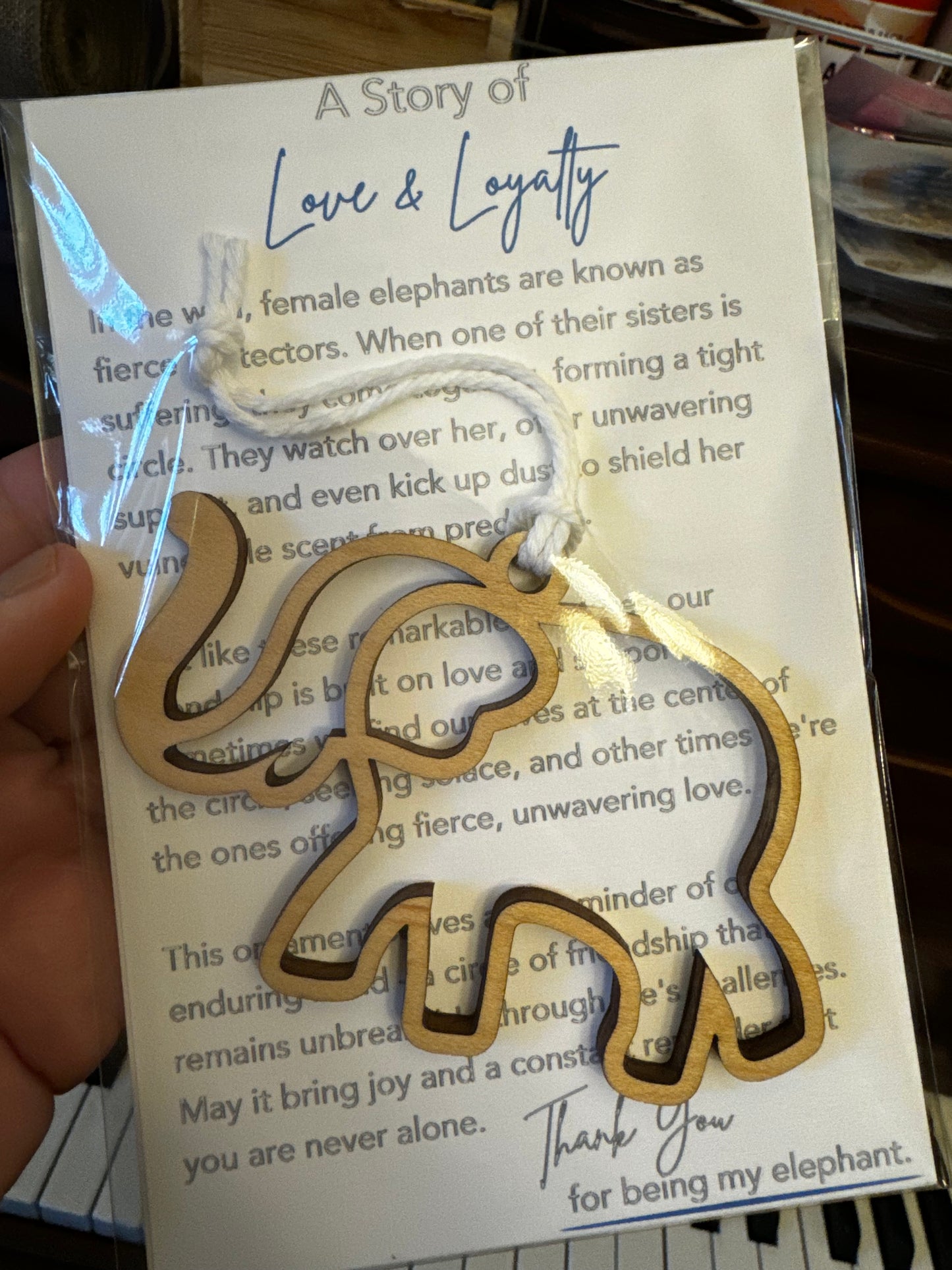 Love & Loyalty “Elephant” Ornament