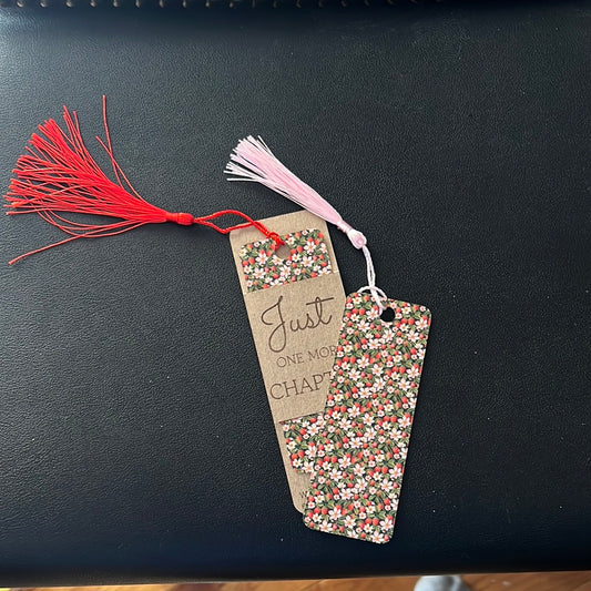 Strawberry Flower Bookmark