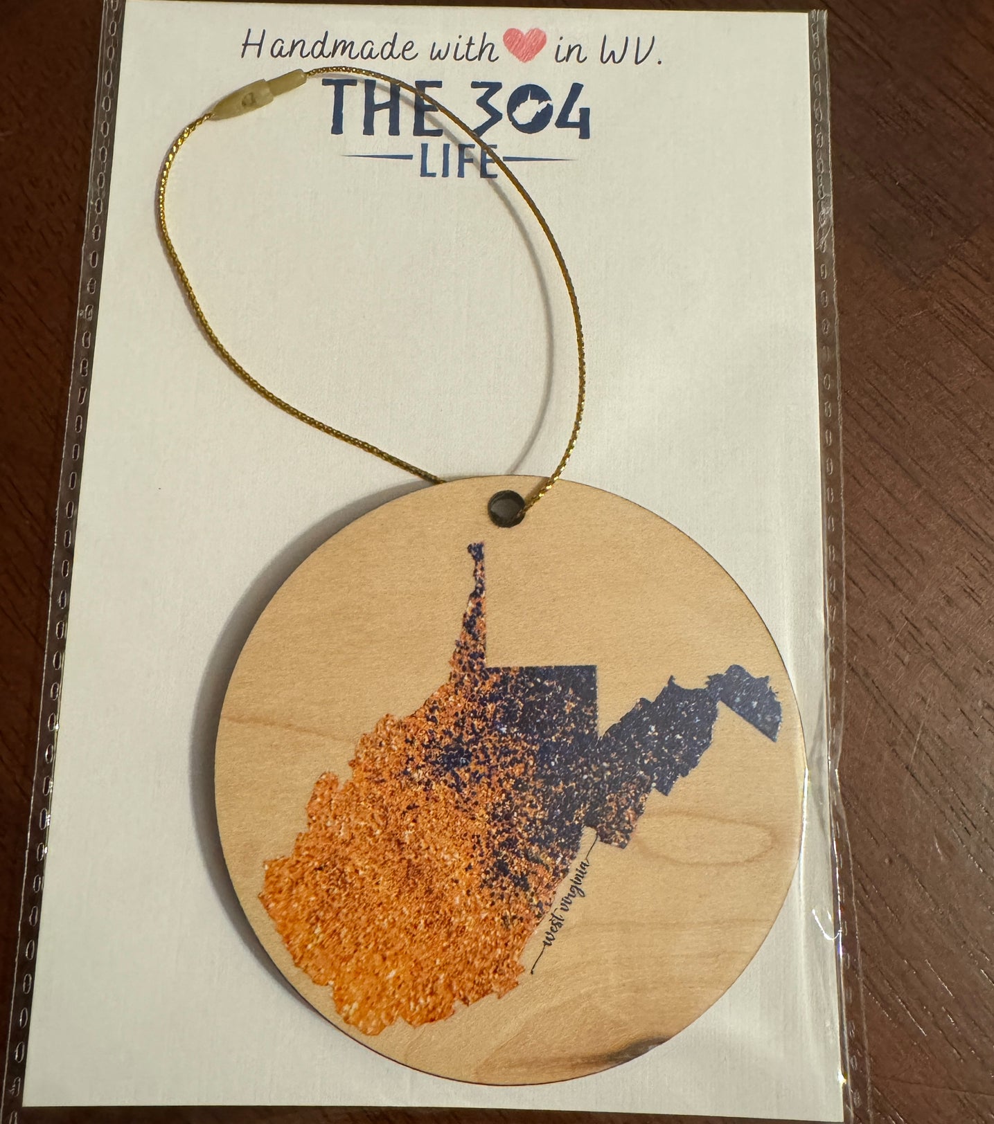 3” WV Ornament