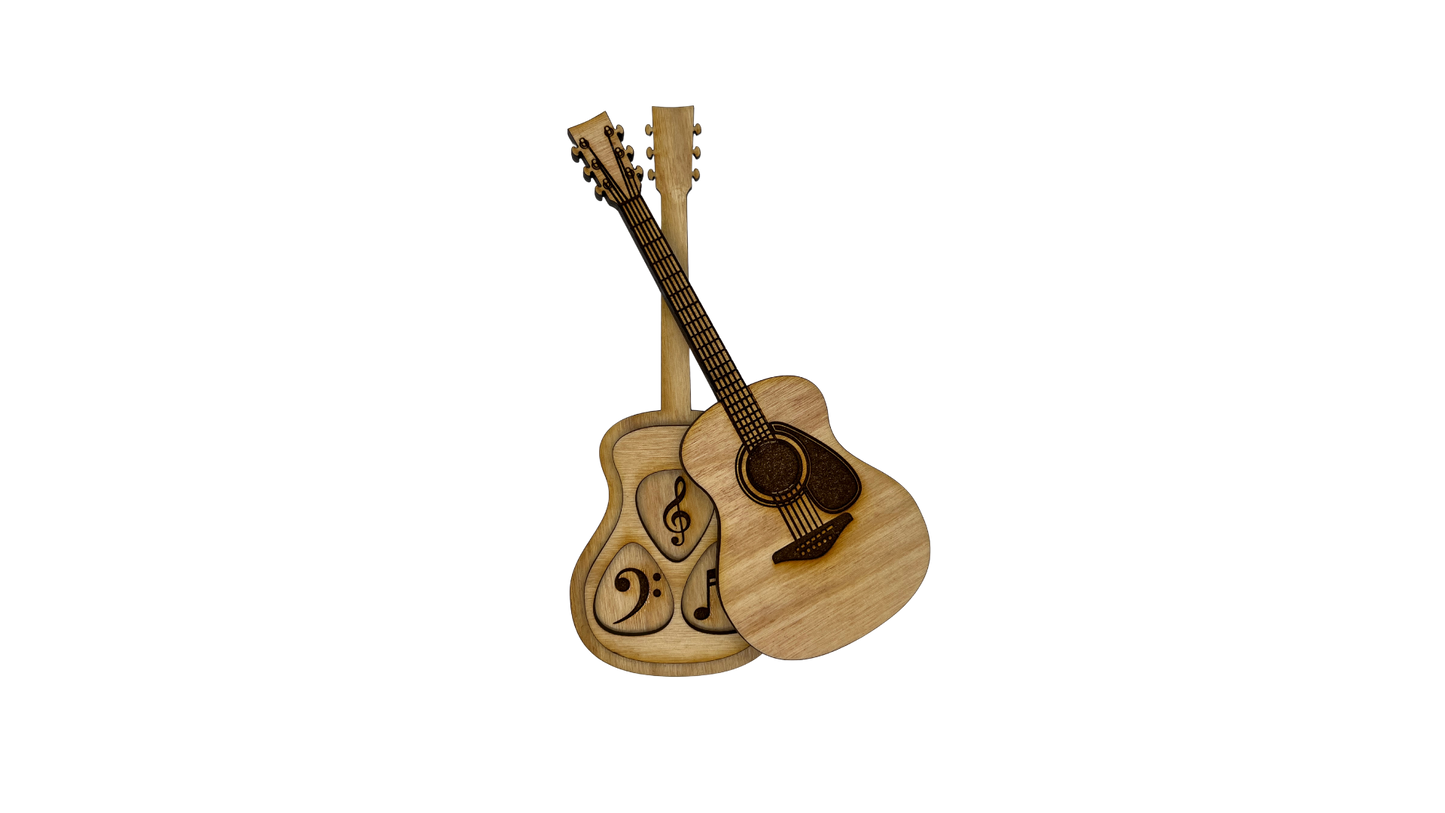 Acoustic Guitar Pick Holder and Stand