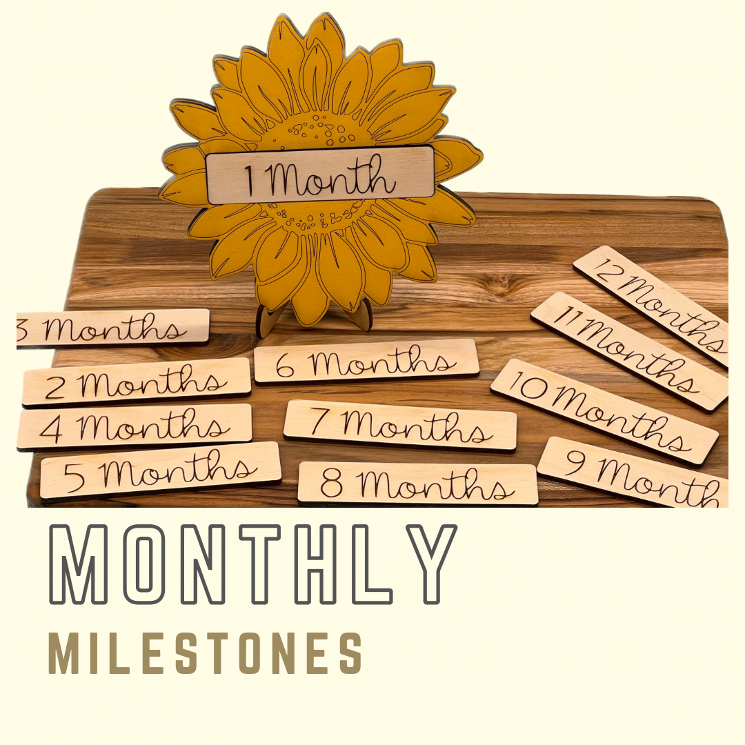 Sunflower Baby’s First Year Monthly Milestones