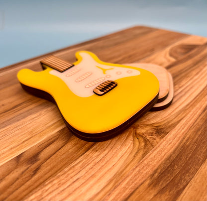 Personalized Electric Guitar Pick Holder