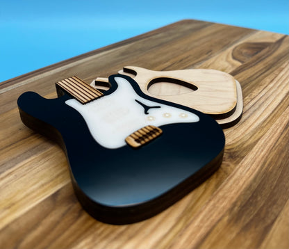 Personalized Electric Guitar Pick Holder