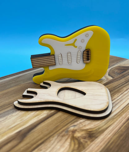 Personalized Electric Guitar Pick Holder