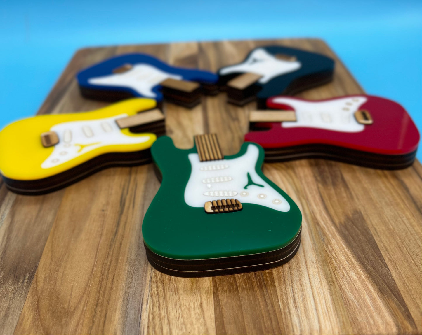 Personalized Electric Guitar Pick Holder