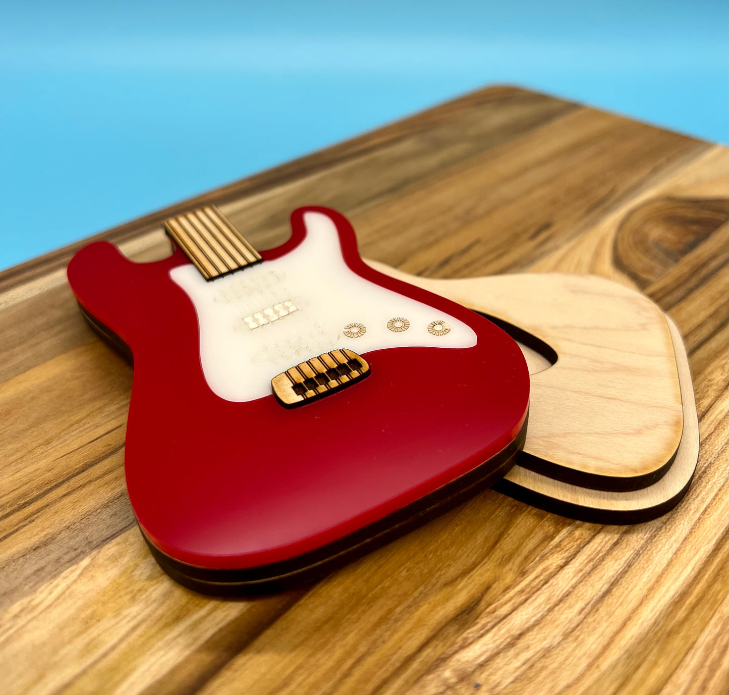 Personalized Electric Guitar Pick Holder