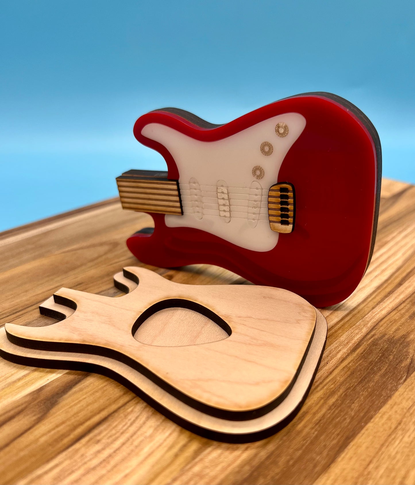 Personalized Electric Guitar Pick Holder